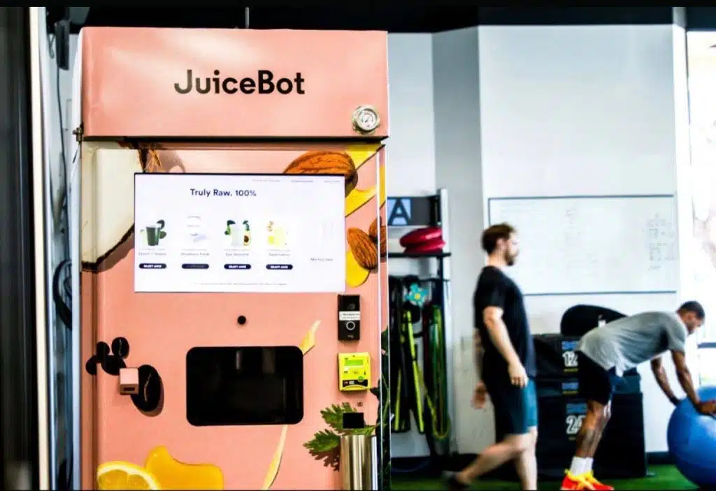 5 distributori automatici con idee innovative juicebot
